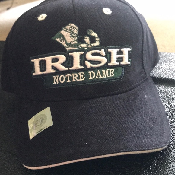 NEW NOTRE DAME FIGHTING IRISH KIDS YOUTH LARGE BASEBALL CAP HAT OFFICIAL LIDS - Picture 4 of 12